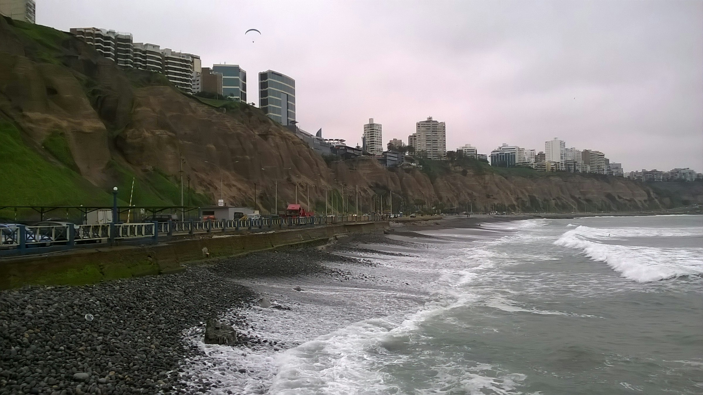 A view of the Miraflores neighborhood in Lima, Peru
